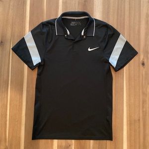 Mens NIKE Golf Polo Black Size Small